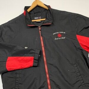 Vintage Matco Tools Good As Gold Mechanic Windbreaker Work Jacket Size XL